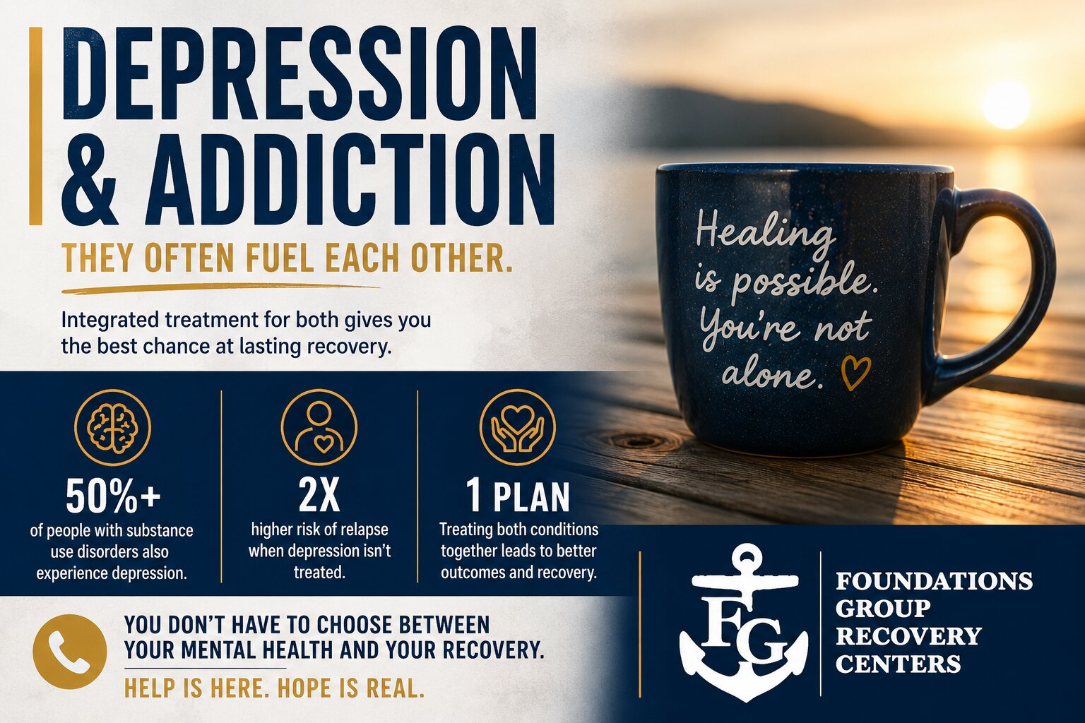 Depression and Addiction Signs, Causes & Treatment